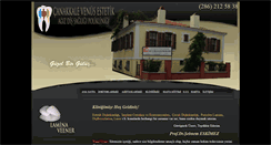 Desktop Screenshot of canakkaleestetik.com